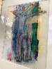 Untitled Abstract Pastel 1974 38x28 Works on Paper (not prints) by Hans Burkhardt - 2