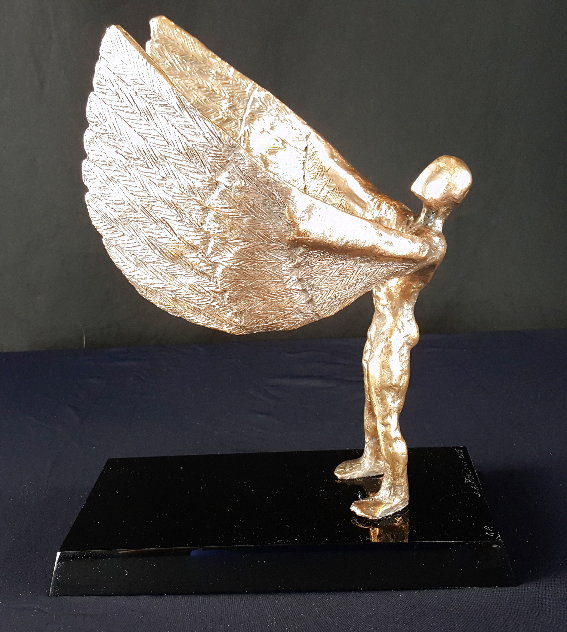 Icarus Bronze AP Sculpture 2018 12 in Sculpture by Joseph Burlini
