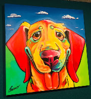 Topper 1999 36x36 Original Painting by Ron Burns - 2 Topper 1999 36x36 Original Painting by Ron Burns - 2