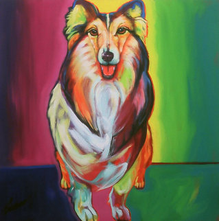 Taffy Honey 36x36 Original Painting - Ron Burns Taffy Honey 36x36 Original Painting - Ron Burns
