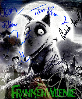 Frankenweenie Poster 2012 - Hand Signed Other - Tim Burton