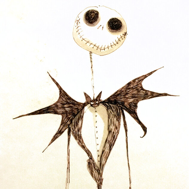 Jack Skellington 1993 - Halloweeen Limited Edition Print by Tim Burton