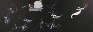 Nightmare Before Christmas: Sandy Claws and Bone Deer 22x40 Super Huge Limited Edition Print - Tim Burton Nightmare Before Christmas: Sandy Claws and Bone Deer 22x40 Super Huge Limited Edition Print - Tim Burton