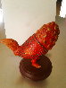 Rooster with Moons Ceramic Sculpture 1995 11 in Sculpture by Sergio Bustamante - 4