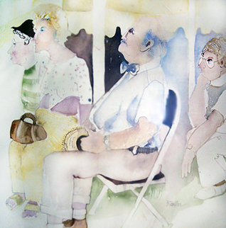Untitled Watercolor 1978 47x43 Huge Watercolor - Karen Butler Untitled Watercolor 1978 47x43 Huge Watercolor - Karen Butler