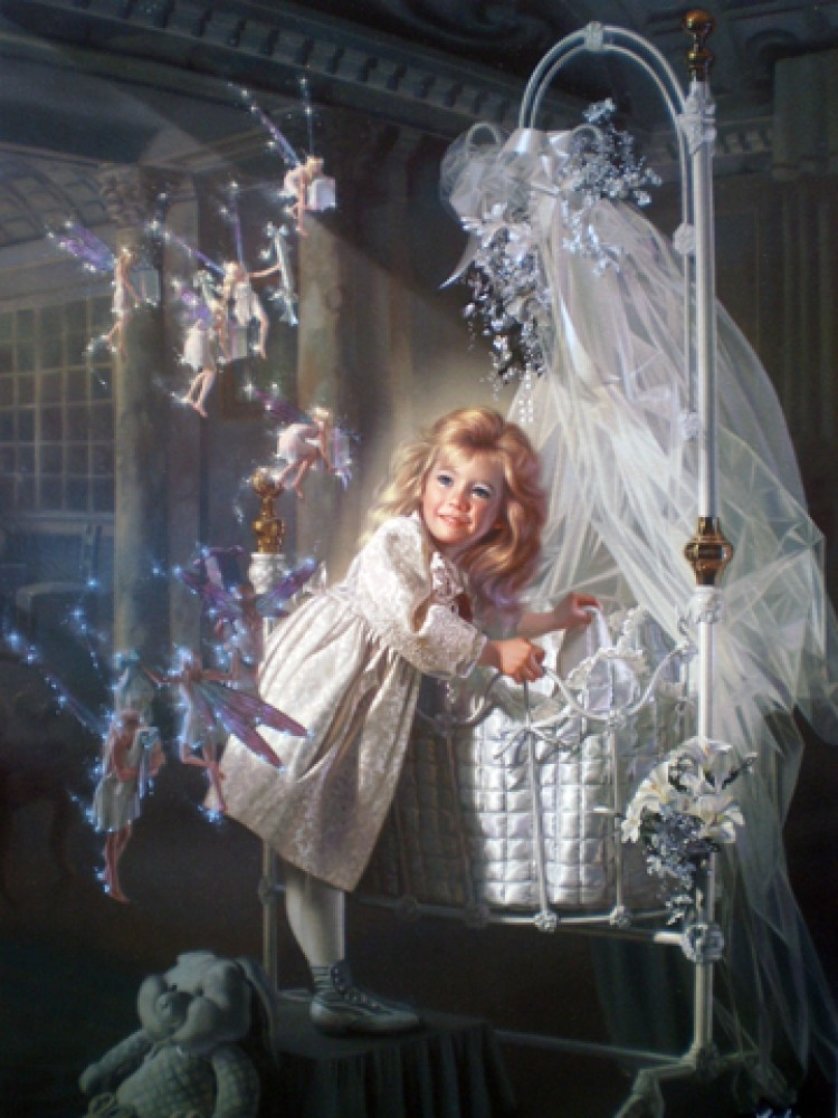 Newborn Child 1996 Limited Edition Print by Bob Byerley Newborn Child 1996 Limited Edition Print by Bob Byerley