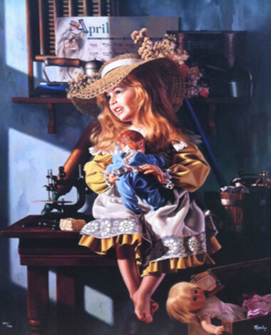 Monday Thru Sunday 1994   Embellished Lithograph on Canvas Limited Edition Print - Bob Byerley