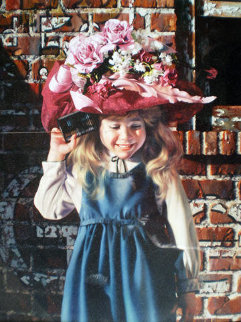 Tin Can Call 1994 46x37 Huge Original Painting - Bob Byerley Tin Can Call 1994 46x37 Huge Original Painting - Bob Byerley