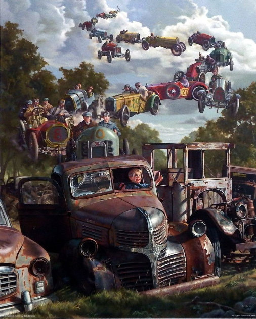 Checkered Flag Limited Edition Print by Bob Byerley