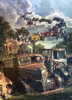 Checkered Flag Embellished Limited Edition Print by Bob Byerley - 0 Checkered Flag Embellished Limited Edition Print by Bob Byerley - 0