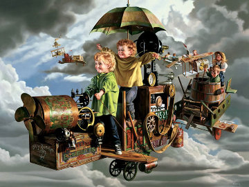 Flight of the Angels 1994 Limited Edition Print - Bob Byerley Flight of the Angels 1994 Limited Edition Print - Bob Byerley