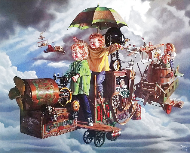Flight of the Angels Limited Edition Print by Bob Byerley