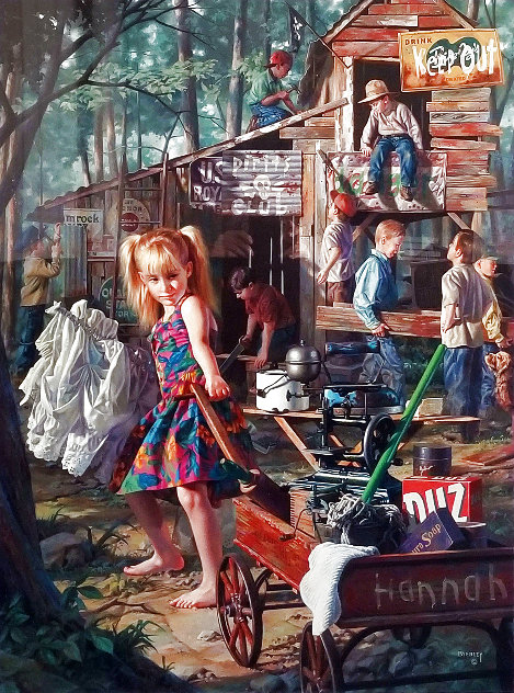 Clubhouse 1997 Limited Edition Print by Bob Byerley