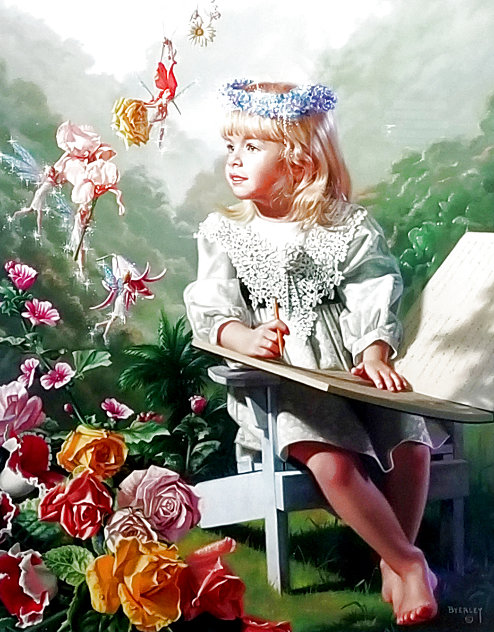 Naming of the Flowers AP Limited Edition Print by Bob Byerley