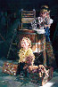 Free Clean Puppies AP 2002 Embellished Limited Edition Print by Bob Byerley - 0