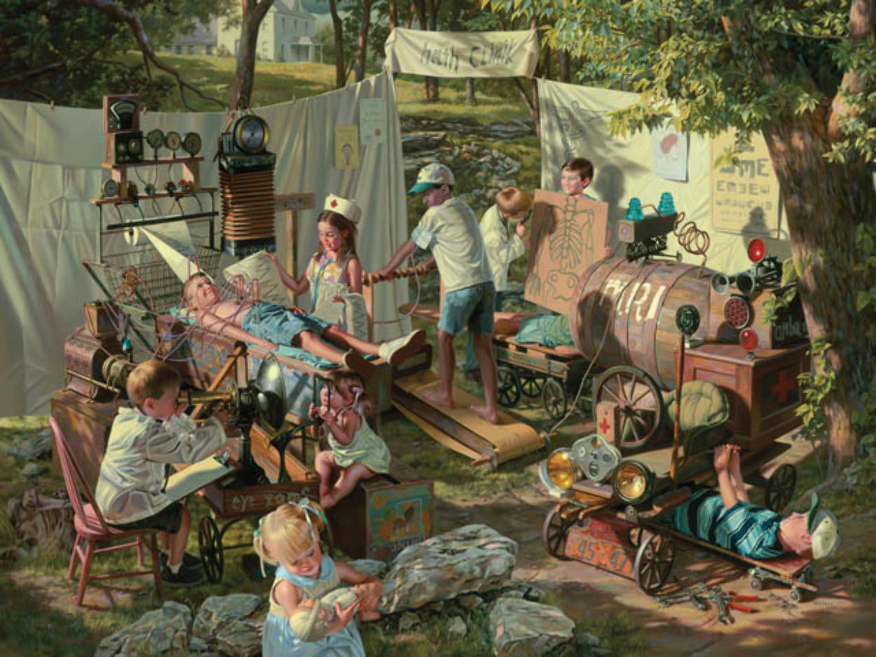 Health Clinic 2006 Limited Edition Print by Bob Byerley Health Clinic 2006 Limited Edition Print by Bob Byerley