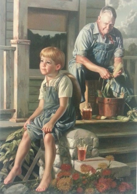 Greatest Story Teller Limited Edition Print by Bob Byerley
