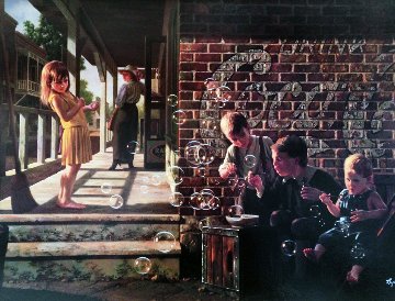 Fascination 1994 Embellished Limited Edition Print - Bob Byerley Fascination 1994 Embellished Limited Edition Print - Bob Byerley