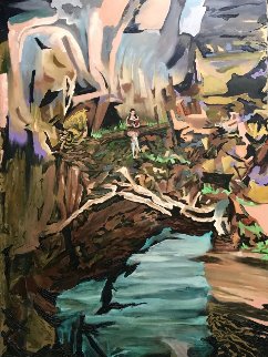 Allure of the Living Words 2015 68x48 Super Huge Original Painting - Jose Cabrera Allure of the Living Words 2015 68x48 Super Huge Original Painting - Jose Cabrera