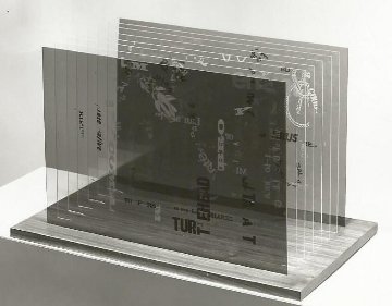 Not Wanting to Say Anything About Marcel Plexigram Sculpture 1969 Sculpture - John Cage Not Wanting to Say Anything About Marcel Plexigram Sculpture 1969 Sculpture - John Cage