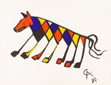 Beastie (Braniff Airlines) 1974 Limited Edition Print - Alexander Calder Beastie (Braniff Airlines) 1974 Limited Edition Print - Alexander Calder