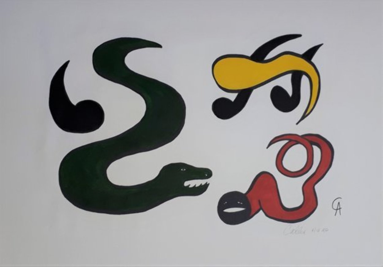 Couleur Au Choix AP 1976 Limited Edition Print by Alexander Calder Couleur Au Choix AP 1976 Limited Edition Print by Alexander Calder