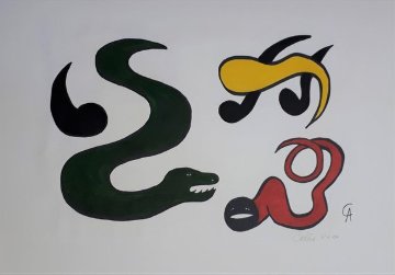 Couleur Au Choix AP 1976 Limited Edition Print - Alexander Calder Couleur Au Choix AP 1976 Limited Edition Print - Alexander Calder