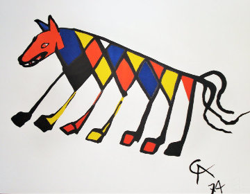 Flying Colors Suite Of 6 1974 20x26 Lithographs By Alexander