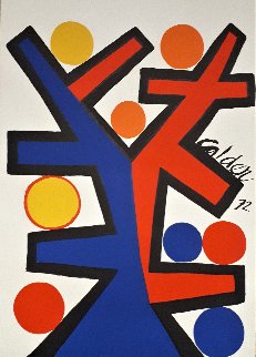 Asymetrie 1972 Limited Edition Print - Alexander Calder Asymetrie 1972 Limited Edition Print - Alexander Calder