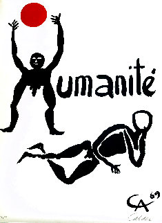 Humanite 1968 HS Limited Edition Print - Alexander Calder Humanite 1968 HS Limited Edition Print - Alexander Calder