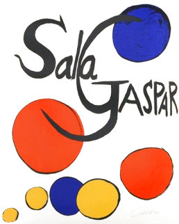 Sala Gaspar 1970 Limited Edition Print - Alexander Calder Sala Gaspar 1970 Limited Edition Print - Alexander Calder