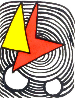 Triangle And Quadrilateral 1973 Limited Edition Print - Alexander Calder Triangle And Quadrilateral 1973 Limited Edition Print - Alexander Calder