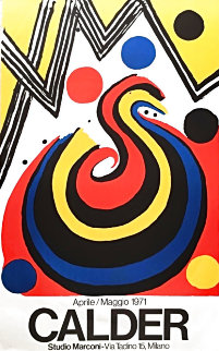 La Vague 1971 Limited Edition Print - Alexander Calder La Vague 1971 Limited Edition Print - Alexander Calder