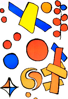 Alphabet Surtout O 1966 Limited Edition Print - Alexander Calder