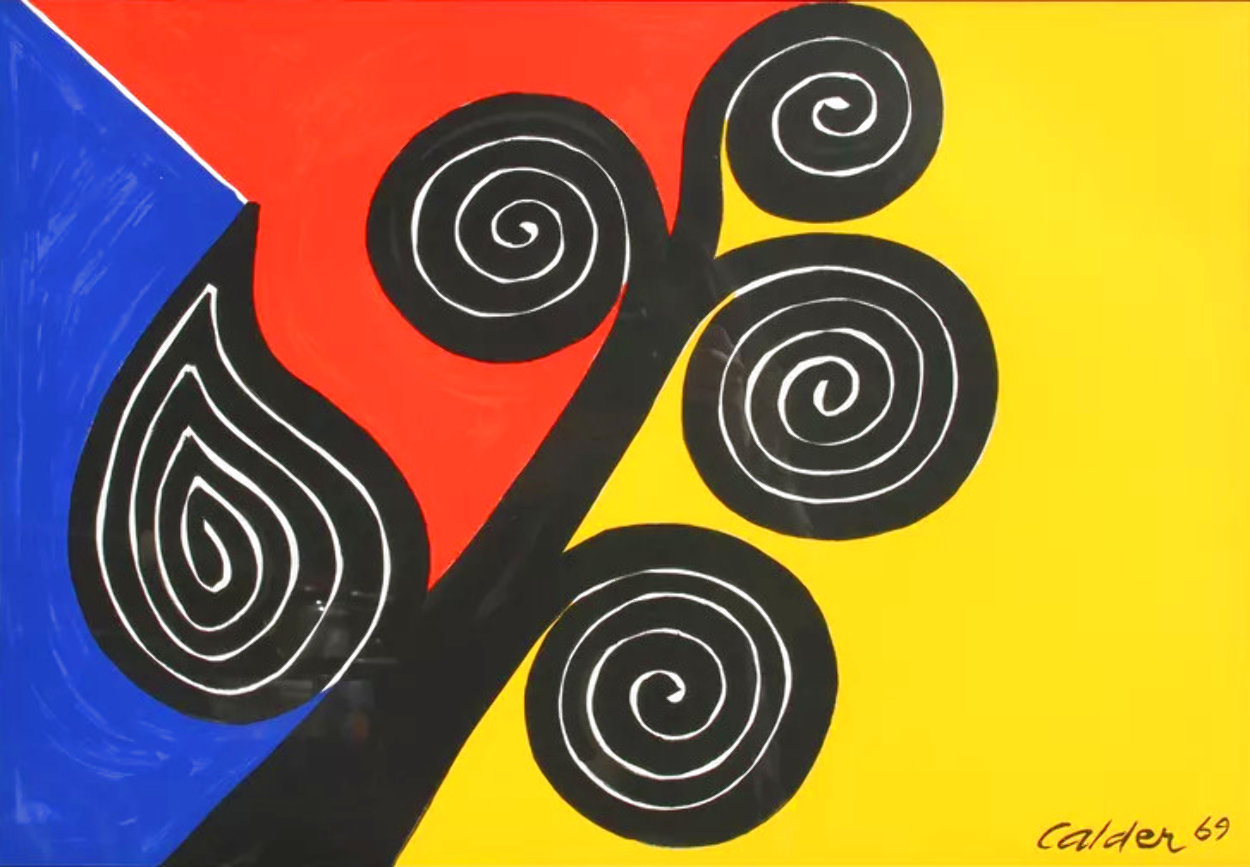 Autumn AP 1969 Limited Edition Print by Alexander Calder Autumn AP 1969 Limited Edition Print by Alexander Calder