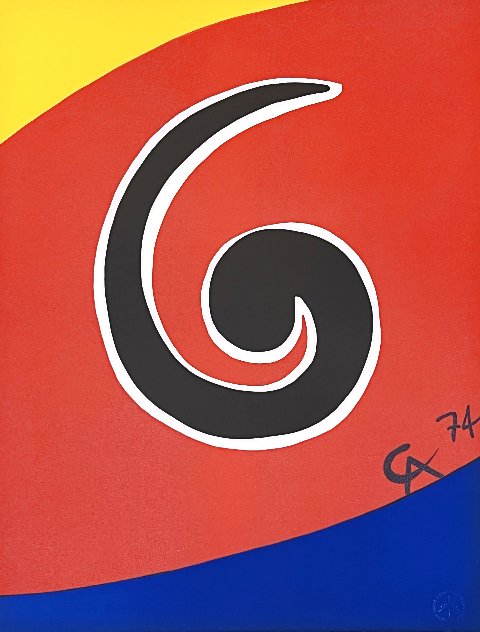 Sky Swirl 1974 (Braniff Airlines) Limited Edition Print by Alexander Calder