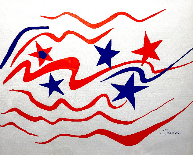 Stars and Stripes 1976 HS Limited Edition Print by Alexander Calder