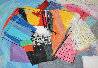 Abstract Tapestry 1990 53x72 Tapestry by Calman Shemi - 0 Abstract Tapestry 1990 53x72 Tapestry by Calman Shemi - 0