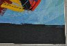 Abstract Tapestry 1990 53x72 Tapestry by Calman Shemi - 2 Abstract Tapestry 1990 53x72 Tapestry by Calman Shemi - 2