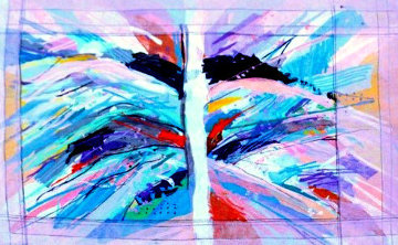 Symmetry #4 Tapestry 1987 58x84 Tapestry - Calman Shemi Symmetry #4 Tapestry 1987 58x84 Tapestry - Calman Shemi