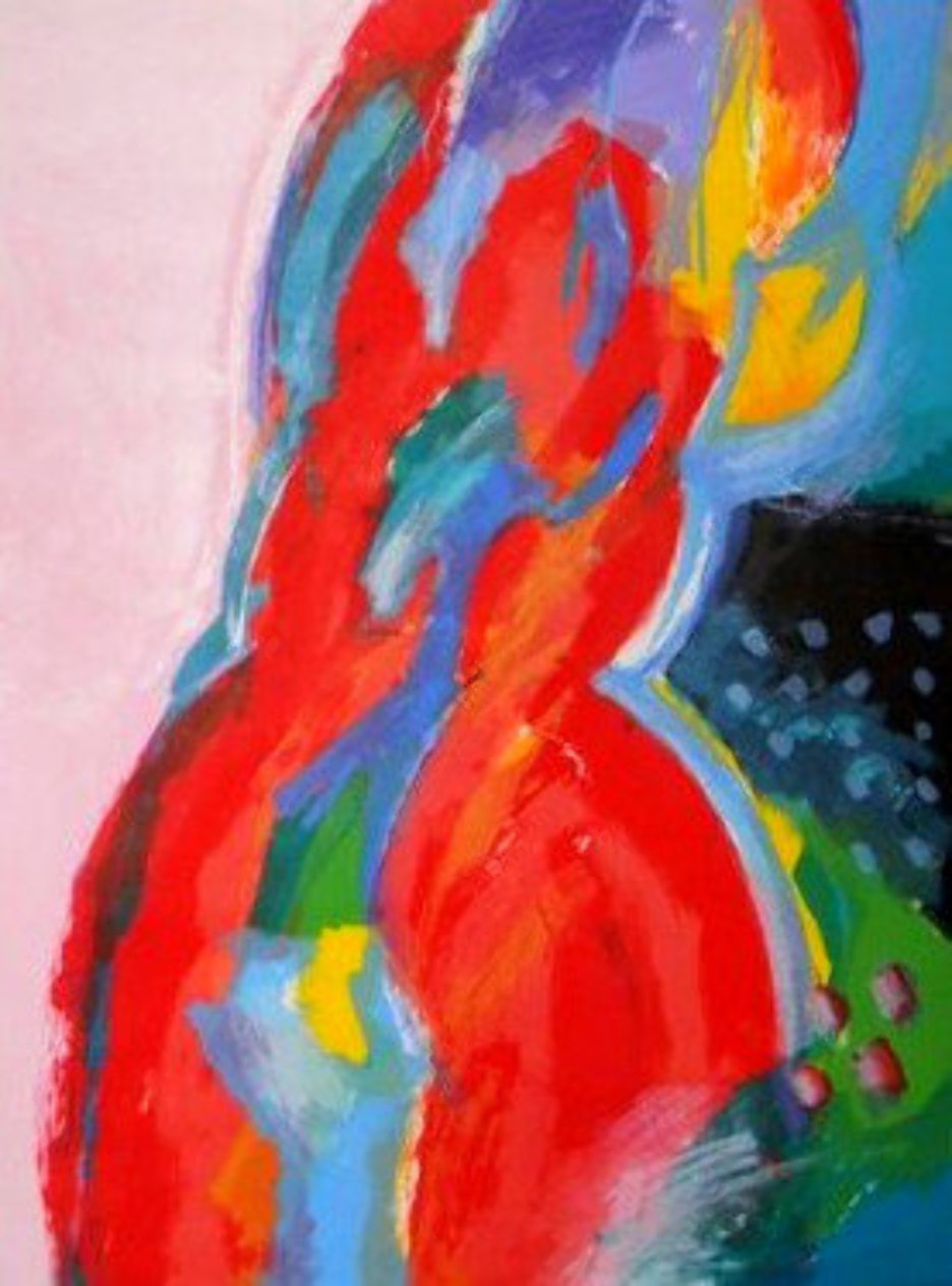 Woman, Lithograph ,Calman Shemi, abstract art, prints by calman shemi ...