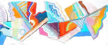 Untitled Painting 55x24 Super Huge Works on Paper (not prints) - Calman Shemi Untitled Painting 55x24 Super Huge Works on Paper (not prints) - Calman Shemi