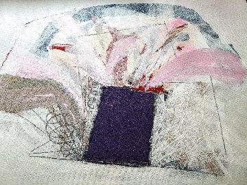 Pink Revelation Unique Tapestry 1989 54x75 Huge Tapestry - Calman Shemi Pink Revelation Unique Tapestry 1989 54x75 Huge Tapestry - Calman Shemi