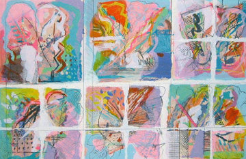 Spring Leaves 2000 28x40 Super Huge Limited Edition Print - Calman Shemi Spring Leaves 2000 28x40 Super Huge Limited Edition Print - Calman Shemi