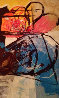 Festival Wool Tapestry 1990 60x80 - Huge Mural Size Tapestry by Calman Shemi - 0