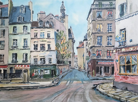 Rue Montagne De Saint Genevieve - Paris, France Limited Edition Print - Pierre Eugene Cambier