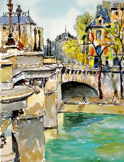 Le Pont Neuf II 2000 - Paris, France Limited Edition Print - Pierre Eugene Cambier
