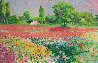 Early Evening on the Field Poppies 1994 Limited Edition Print by Claude Cambour - 0