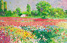 Early Evening on the Field Poppies 1994 Limited Edition Print by Claude Cambour - 0