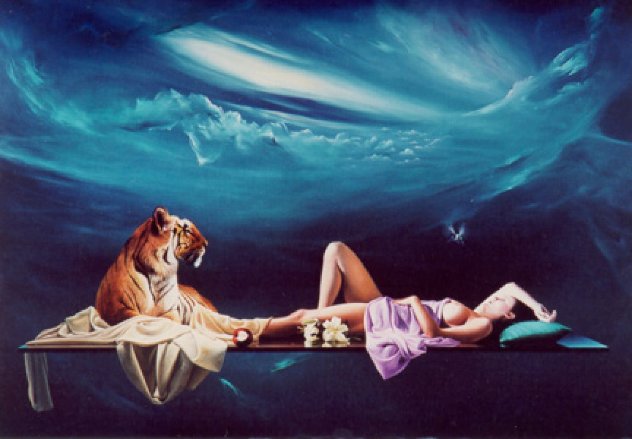 Tiger Lilly 1990 Limited Edition Print by Dario Campanile